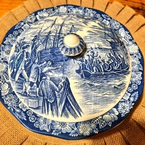 Staffordshire Liberty Blue Bowl